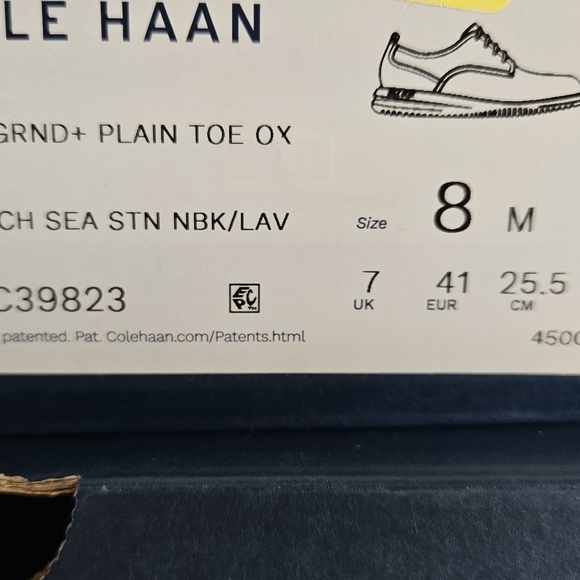 Cole Haan Men\'s Gray Leather Shoes 8, 8.5, 9 main image 12